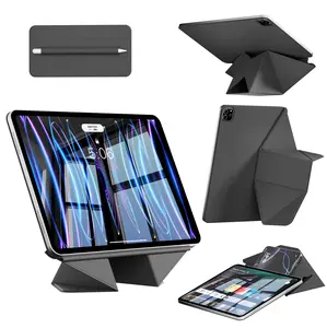 Kenke Multi-Angle Magnetic Slim Case with Detachable Pencil Sleeve, Compatible with iPad Air 11" M3/M2, 10.9" 5th/4th Gen, iPad 11th/10th Gen 11"/10.9"