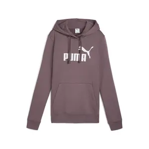 PUMA Womens Essentials Logo Hoodie Casual Outerwear Casual - Purple
