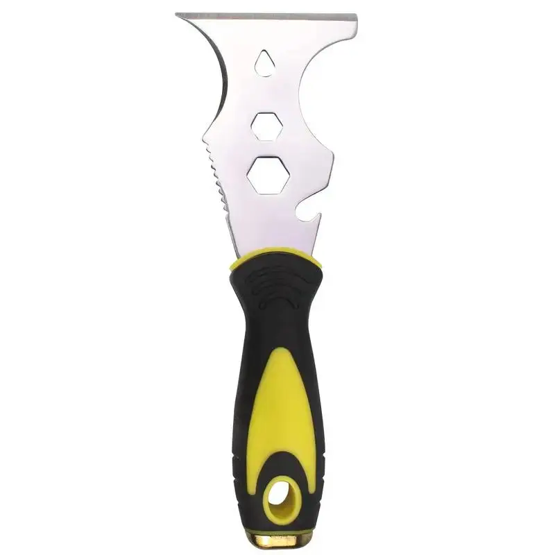 15-in-1 Paint Scraper Set, Multifunctional Paint Scraper with Soft Grip Handle, Multi-tool for Wood, Wallpaper, Grout, Painting, Multitool, Painter Tool