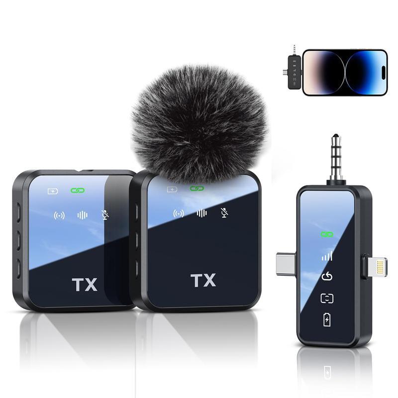 BAILIXIN ASMR 3 in 1 Microphone for iPhone/Android/Camera