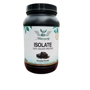 Maangely whey Isolate protein-Chocolate brownie flavor (26g protein, 2lb)