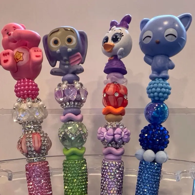 Rhinestone Beaded Topper Pens