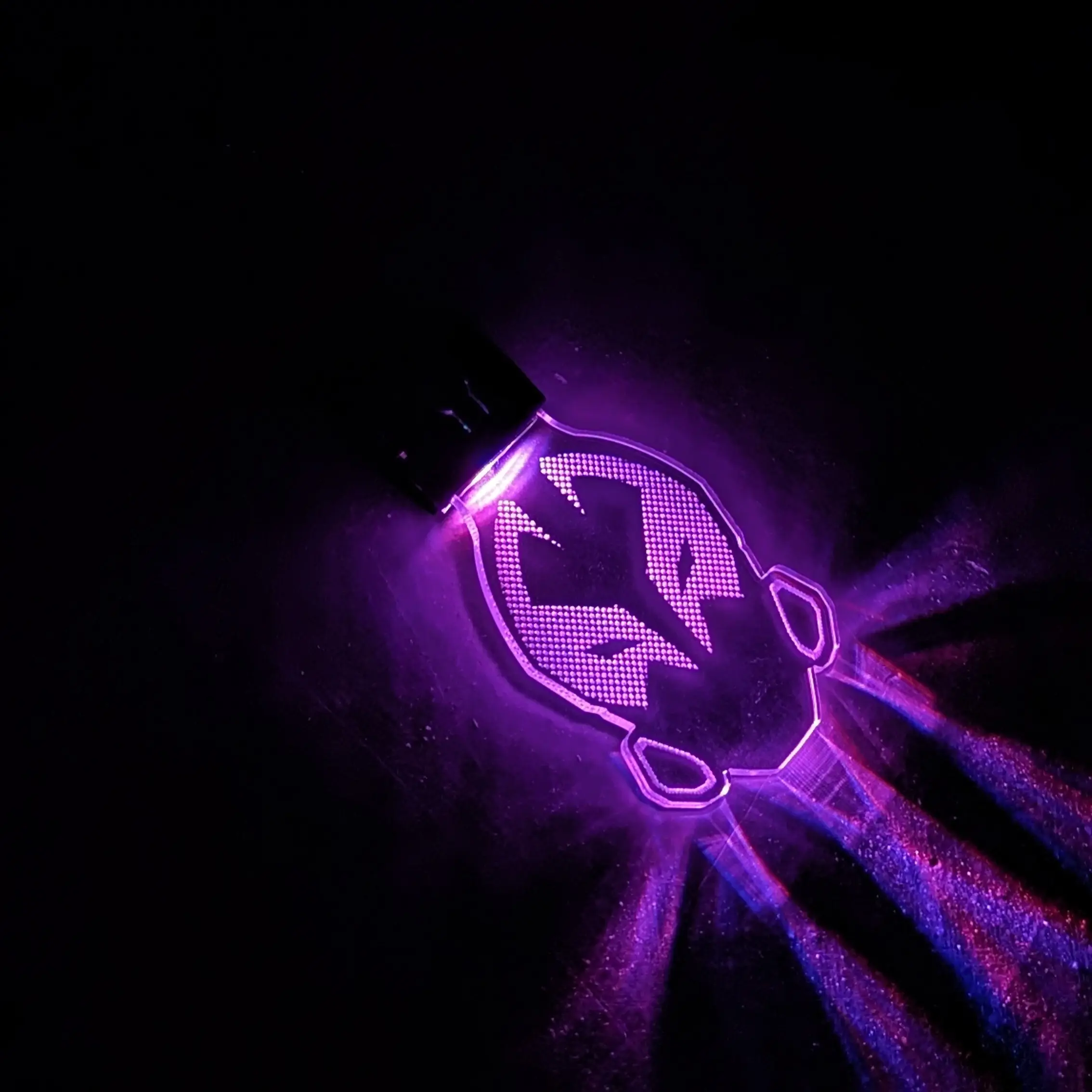 Spider Prowler LED keychains (convention, stocking stuffer, comiccon)