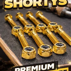 Skateboard Screws Gold Color
