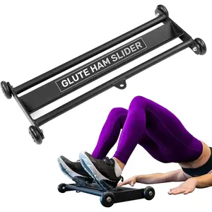 Glute Ham Glider []  Gym Multi-Function Ab Glute Machine, Heavy Duty Ab Glider Machine for  Curl,  and  Workouts