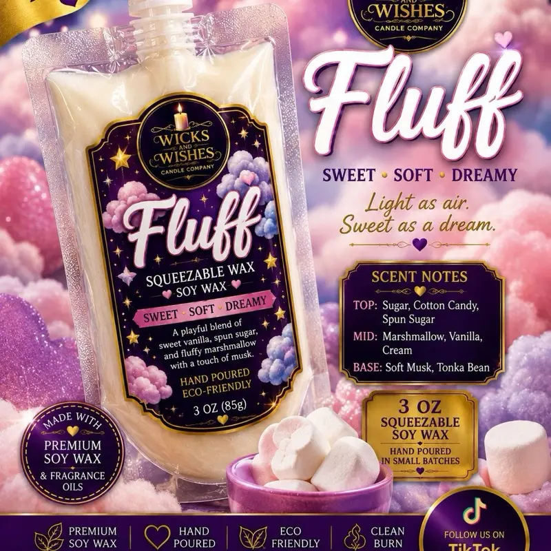 Fluff 3 oz squeezable wax Fluff 3 oz squeezable wax