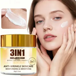 Cosnyce Triple-Action Face & Neck Cream, Vitamin C Hydrolyzed Collagen, Moisturizing & Hydrating, Skin Care Essential