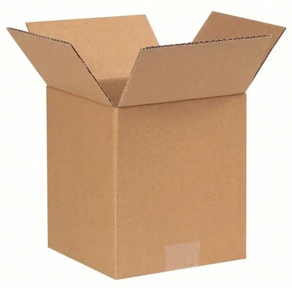 Shipping Box: 3 in Inside Lg, 3 in Inside Wd, 3 in Inside Ht, 32 ECT - Cube, Single Wall