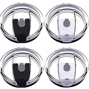 Tumbler  Spillproof 20oz,4 Pack Splash Resistant Lid for Beast,Juro,Ozark Trail,Rae Dunn,Atlin,Coffee Mug and  Cooler Cup,Covers for 20 Ounce Tumbler