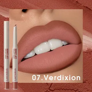 Velvet Matte Lip Liner Pencil Lippie Pencil Easy to Apply Long Lasting Waterproof Non-Sticky Cup Multi-Functional Eyeliner Lip Liner Lipstick Universal Lipliner Lip Liner Makeup