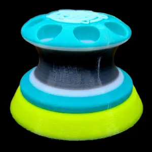 The SandTurtle Mini (Mint ️, Gray ️, Yellow ) W/ 3″ Hook and Loop Backer