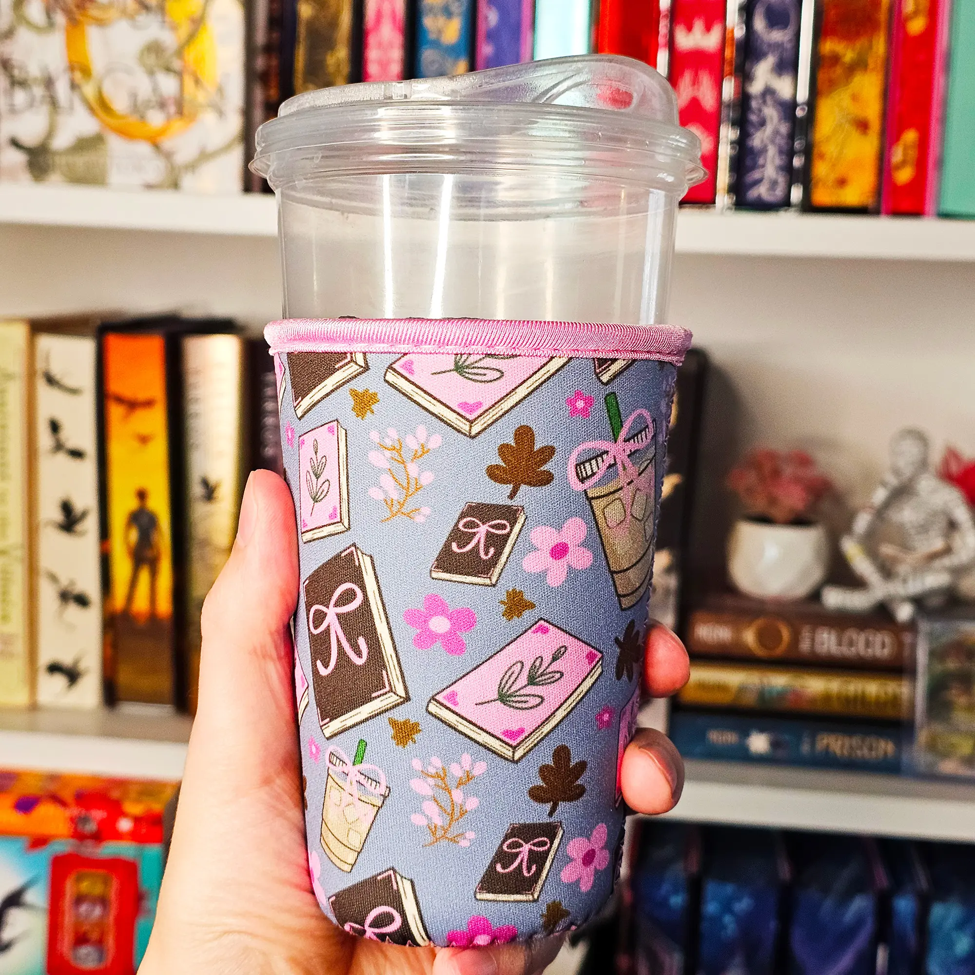 Coffee And Books Drink Sleeve - Neoprene