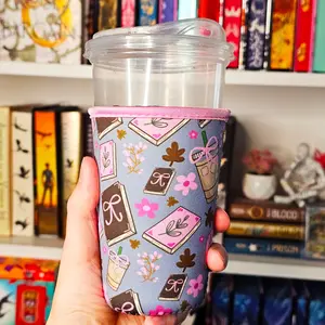 Coffee And Books Drink Sleeve - Neoprene