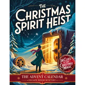 The Christmas Spirit Heist – The Advent Calendar Escape Room Mystery: An Interactive Christmas Adventure with 24 Puzzles and Riddles to Save the Magic of December