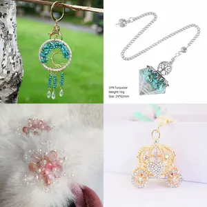 DIY Accessory – Extra Connector & Charm Parts for Beaded Crafts | Add-On Piece for Bracelets & Car Hangers
