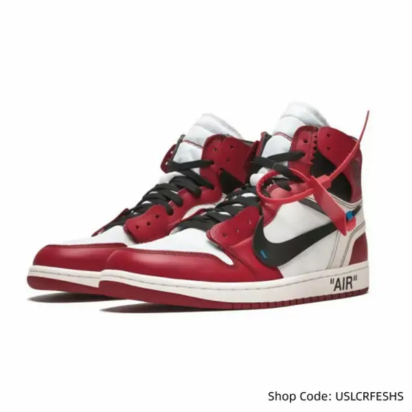 Classic RedWhiteBlack High Tops - Retro Sporty Sneakers - Urban Fashion Footwear