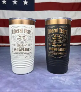 Snowflakes Tumbler 47 - Stainless Tumbler -Beverage Vacuum Flask