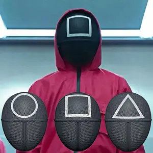 Gothic Geometric Design Party Mask, Stylish Masks Print, 1 Count/3 Counts Embossed Design Cosplay Accessory, Halloween & Masquerade Decoration, Dark Theme Prop for Events & Performances, Party Supplies