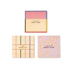 Inkerie Daily, Weekly, & To-Do Sticky Note Set - 3 Fun Pads!