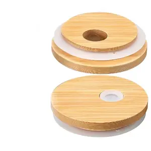 Custom Bamboo Lid to Go with Your Snowglobe Order - Unique Design for Your Needs