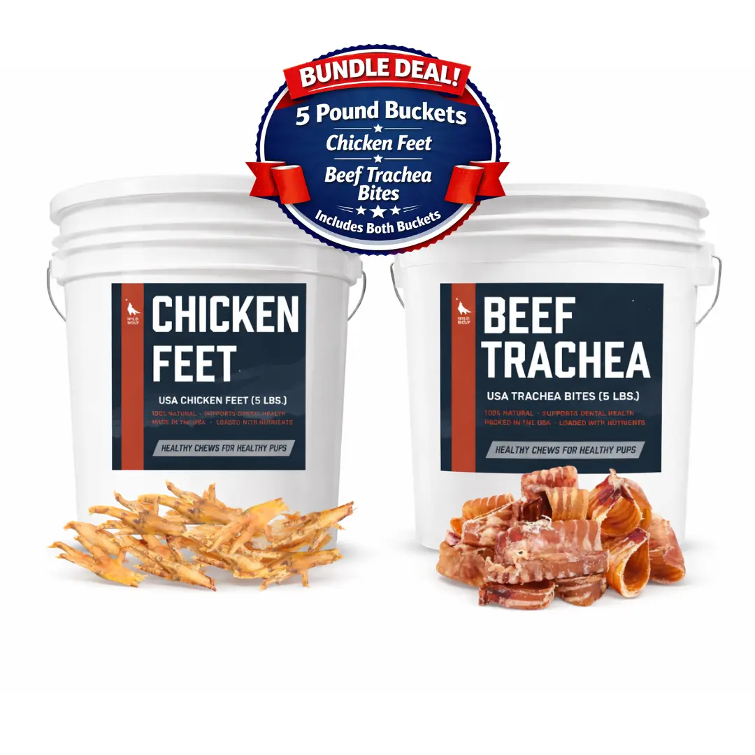 Chicken Feet and Trachea Bites 5 Pounds