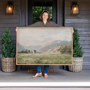 Christian Wall Art: The Blessing Lyrics Print Poster Unframed