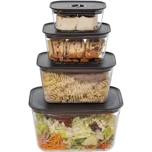 Set Airtight Pantry Storage Containers, Easy Use One Push Valve, Leak Proof, BPA-Free, Freezer Storage Safe, (Herbs, Tea, Spices, Coffee, Sugar, and More) Sizes