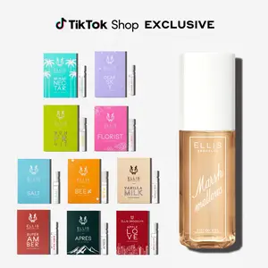 DISCOVERY DUO - Ellis Brooklyn Best Sellers Discovery Sample Set + MARSHMALLOWS Perfume Mist 90ml, TikTok Shop Exclusive Value Perfume Bundle, 10 Perfume Samples, Gourmand, Vanilla, Floral, Woods, Featuring MIAMI NETCAR and MARSHMALLOWS