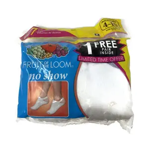 Fruit Of The Loom Womens 7 Pack No Show Socks