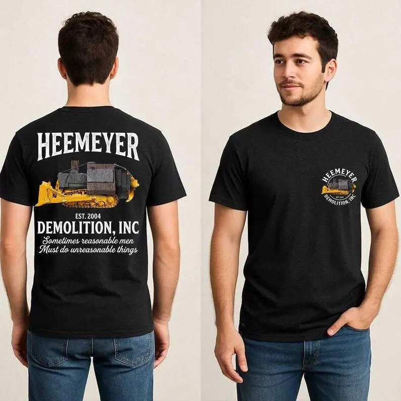 Heemeyer Demolition Inc Shirt, Vintage Graphic Marvin Heemeyer T-Shirt, Heavy Equipment Unisex Cotton Tee, Gift For Him