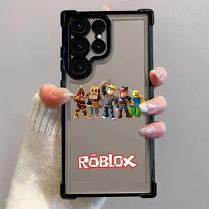 Fun game R-Robloxes Phone Case Suitable for Samsung Galaxy S26 S25 S24 A57 A37 A07 A26 A36 A55 A35 A06 A16 A05 A14 A24 A34 A54 A15 A05S A25 A04e A04 S23 S22 S21 FE Ultra Plus Edge 4G 5G Protective Anti Fall Transparent Soft Back Cover