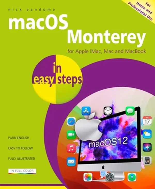 USED Book - macOS Monterey in Easy Steps by Vandome, Nick (Paperback) - english