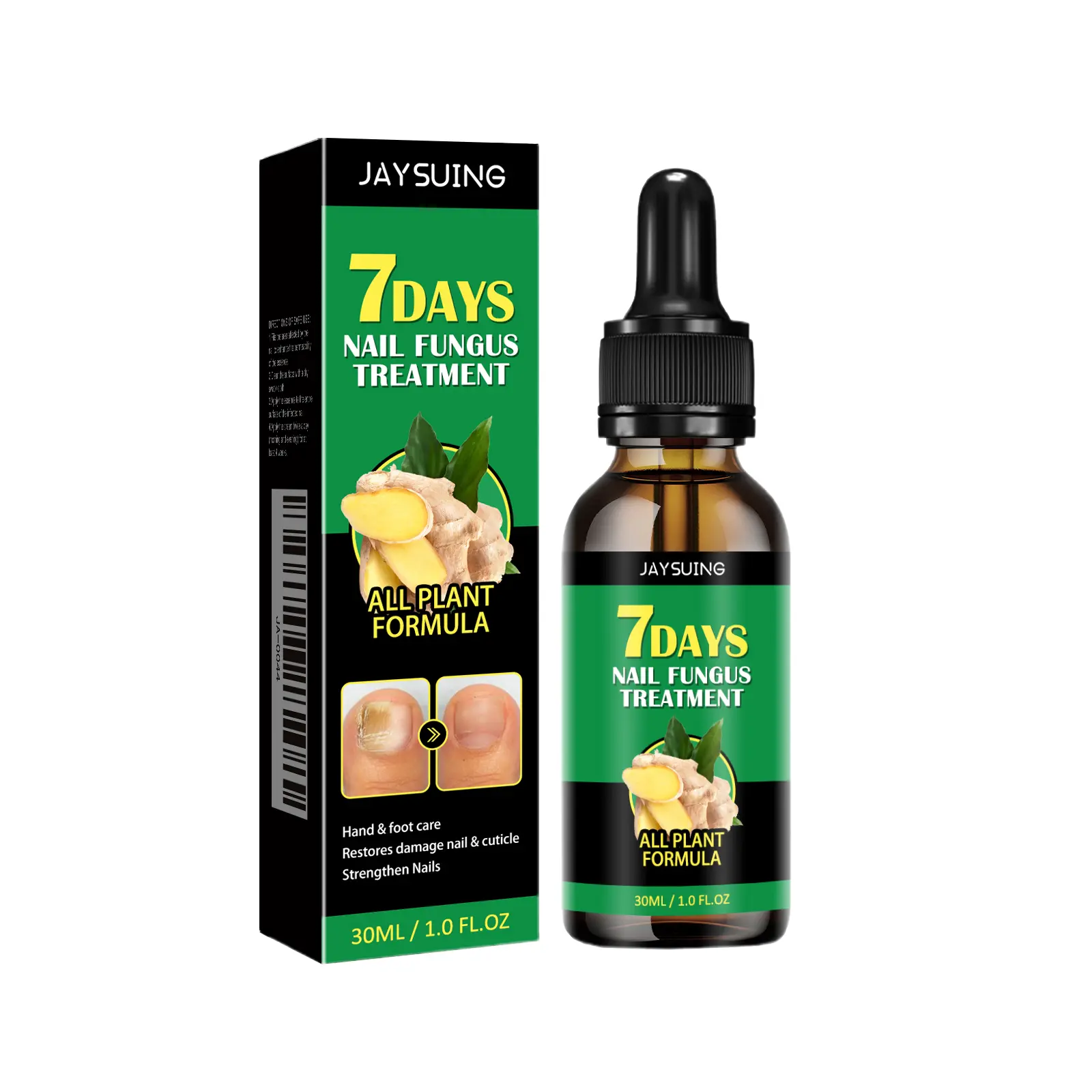 JAYSUING Ginger Nail Treatment Nail Support Nail Care