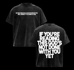 valentine shirts  God Is Good Jesus Saves T-Shirt: Vintage Washed Christian Streetwear