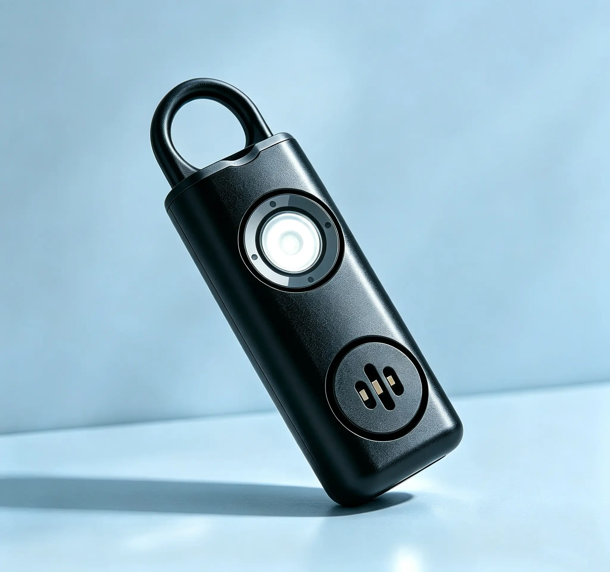 130dB Emergency SOS Alarm Keychain with Included Keyring, Dual Strobe Light, Personal Safety Self-Defense Tool for Outdoor, Daily Use