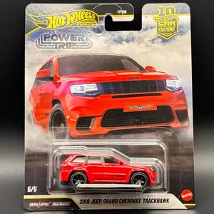 Hot Wheels Premium Car Culture Power Trip 2019 Jeep Grand Cherokee Trackhawk 1:64 Scale Car Model