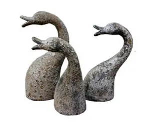 605R - Ceramic Goose with Bent Neck Accent - Price for Individual Piece