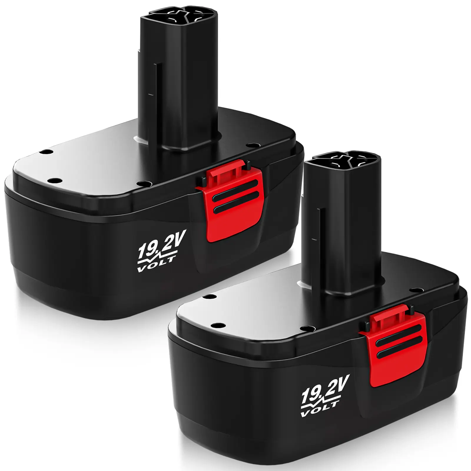 Craftsman 19.2V C3 Series 2-Pack 4.5Ah (4500mAh) Overcharge-Safe Batteries - Dad Gift, Compatible with DieHard 130279005, 315.113753, 315.115410 & Cordless Tools for Work Efficiency, 2-Pack 4.5Ah Batteries