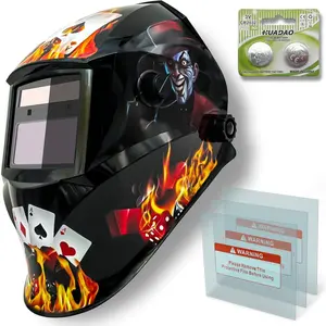 Auto Darkening Welding Helmet,True Color Solar Powered Welding Mask with 1/1/1/1 Optical Clarity,Adjustable Headgear,TIG MIG MMA Plasma Grinding Welder Hood,ANSI/CE/CSA Approved