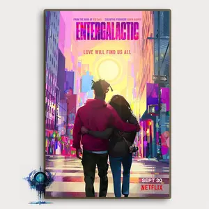 Entergalactic Movie Poster: High Definition Canvas Art Print