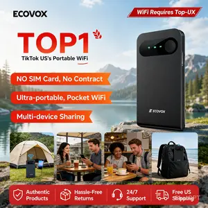 Portable 4G LTE Mobile WiFi Hotspot Router, High-Speed Wireless Internet Device, Pocket Travel WiFi for Home, Office & Outdoor Use