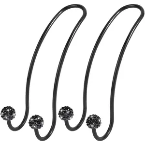 Auto Hooks Bling Car Hangers Organizer Seat Headrest Hooks Strong and Durable Backseat Hanger Storage Universal for SUV Truck Vehicle 2 Pack Holder