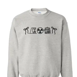 Radiation therapy radiology icon crewneck | Radiation therapy crewneck | neutral radiation therapy RTT aesthetic Comfort Pullover Casual Comfortable Sweatshirts