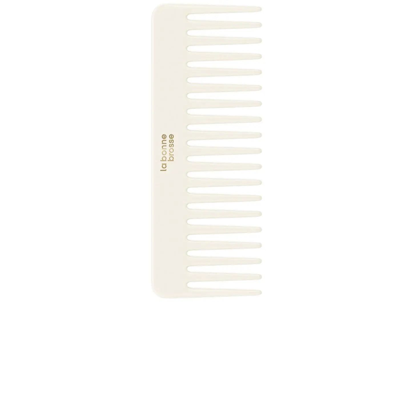 La Bonne Brosse Large Comb in Creamy White