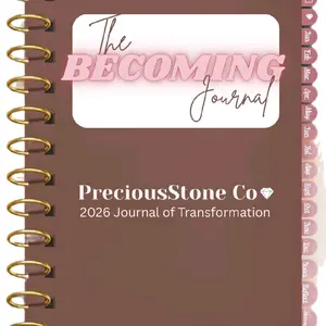 PreciousStone Co 2026 Affirmation Planner with Guided Affirmations Weekly Planning Pages Reflection Prompts & Goal Focused Sections for Personal Growth