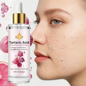 Facial Physical Exfoliating Serum, Gentle Non-Irritating Ingredients, Deep Moisturizing and Nourishing, Long-Lasting Pore Cleansing, 100ML