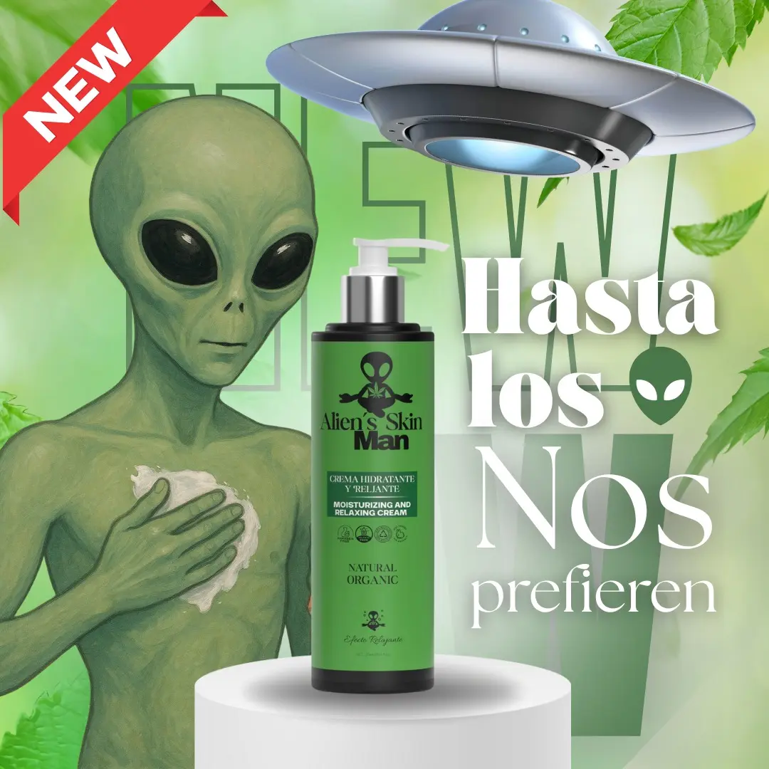 NhAir Alien's Skin Men's Relaxing Skincare Kit, Moisturizer with Melatonin and Hyaluronic Acid for Beginners, Complete Routine Set, Nourishing Moisture, Gentle Moisturizing, Stress Relief, Limited Edition, Natural Oils, Normal, Assortment Pack Skin Care K