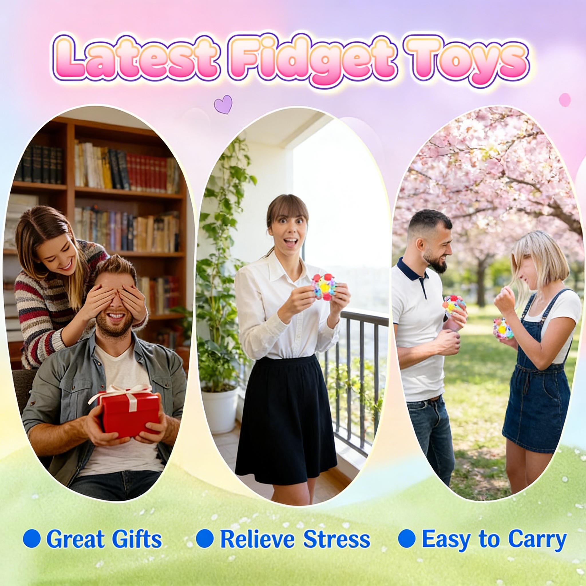 LED-Illuminated Keyboard Clicker – Sensory Fidget Toy for Stress Relief