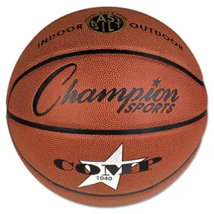 Champion Sport SB1040 Composite Basketball- Official Junior- 27.75 in.- Brown