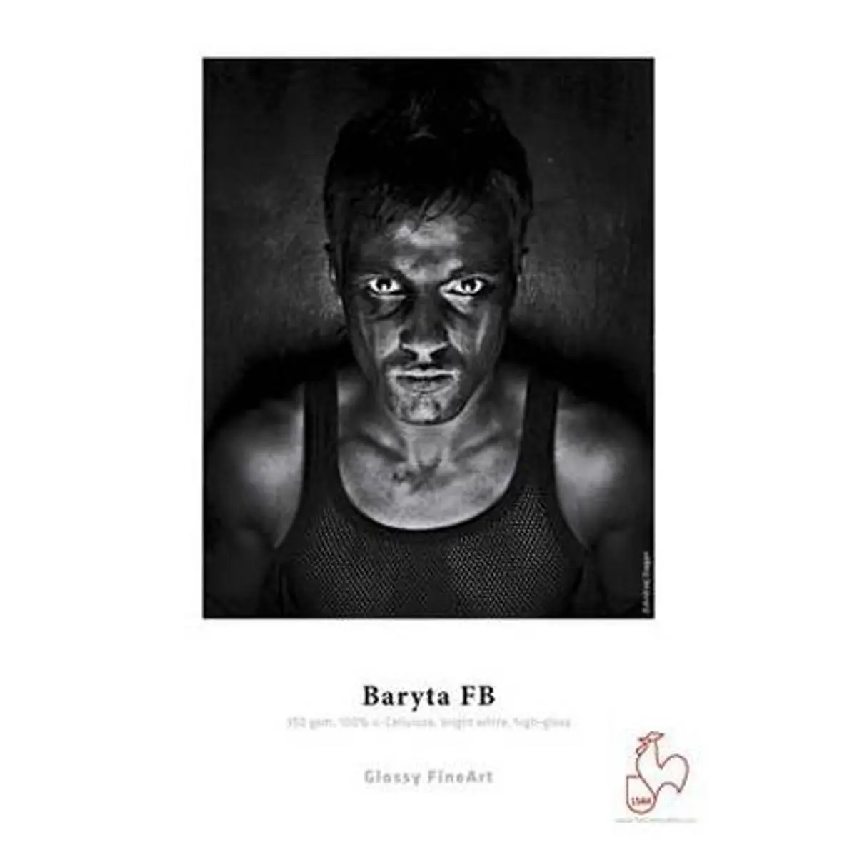 Hahnemuhle Baryta FB, Bright White High Gloss Inkjet Paper, 350 gsm, 8.5x11", 25 Sheets